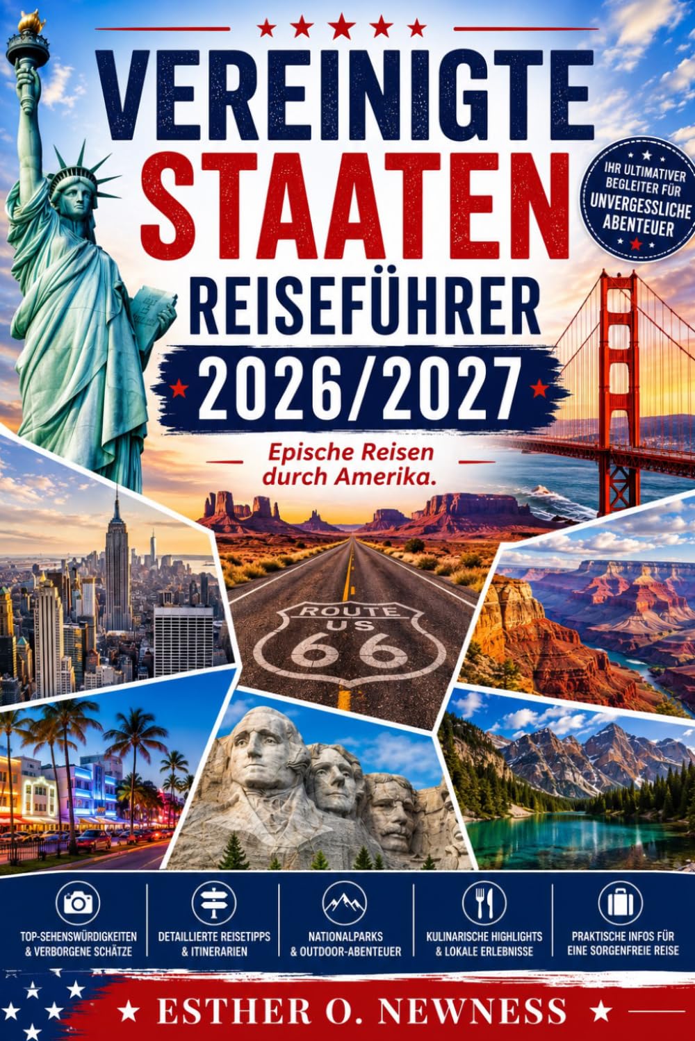 VEREINIGTE STAATEN REISEFÜHRER 2026/2027.: Epische Reisen durch Amerika.