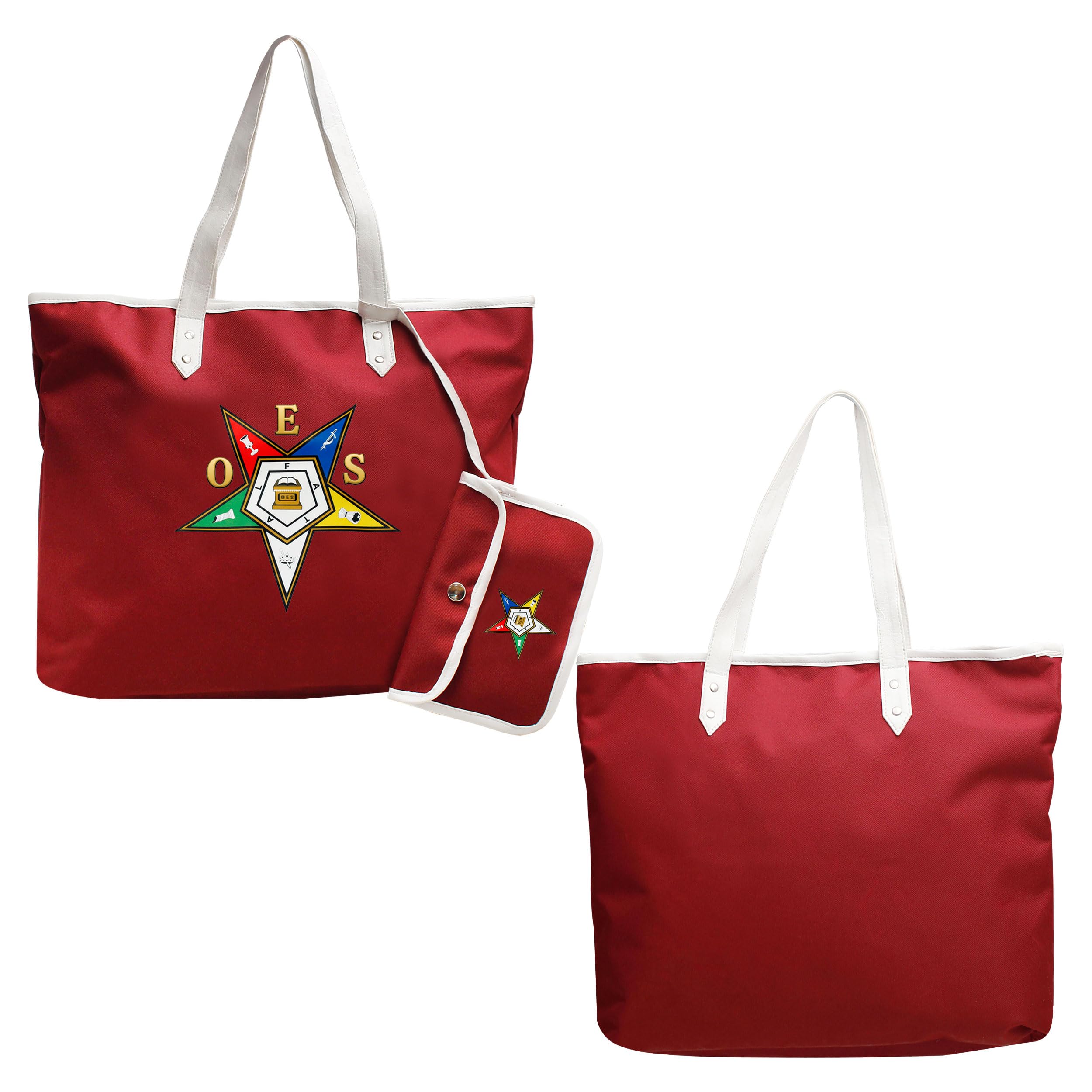 Order of the Eastern Star Tote Bag with OES Letters