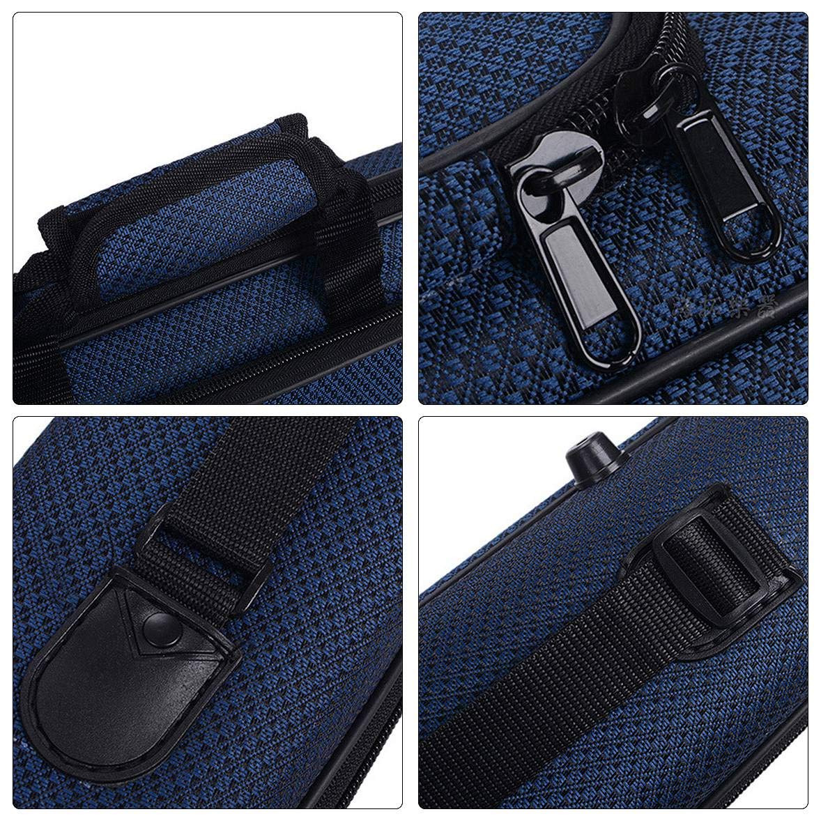 Bolsa de Concierto de Clarinete Caja Bolso de Mano Accesorios Instrumentales de Viento 67X8Cm