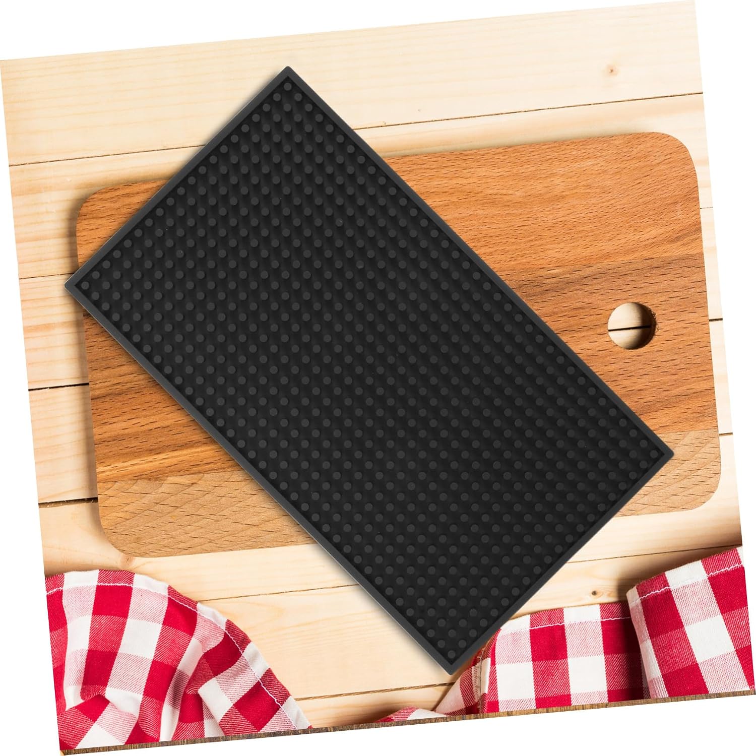 Non-slip Cutting Board Grip Mat, Silicone Safety Pad