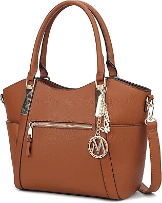 MKF Collection Tote Bag for Women Vegan Leather Shoulder Bag – Top-Handle Purse