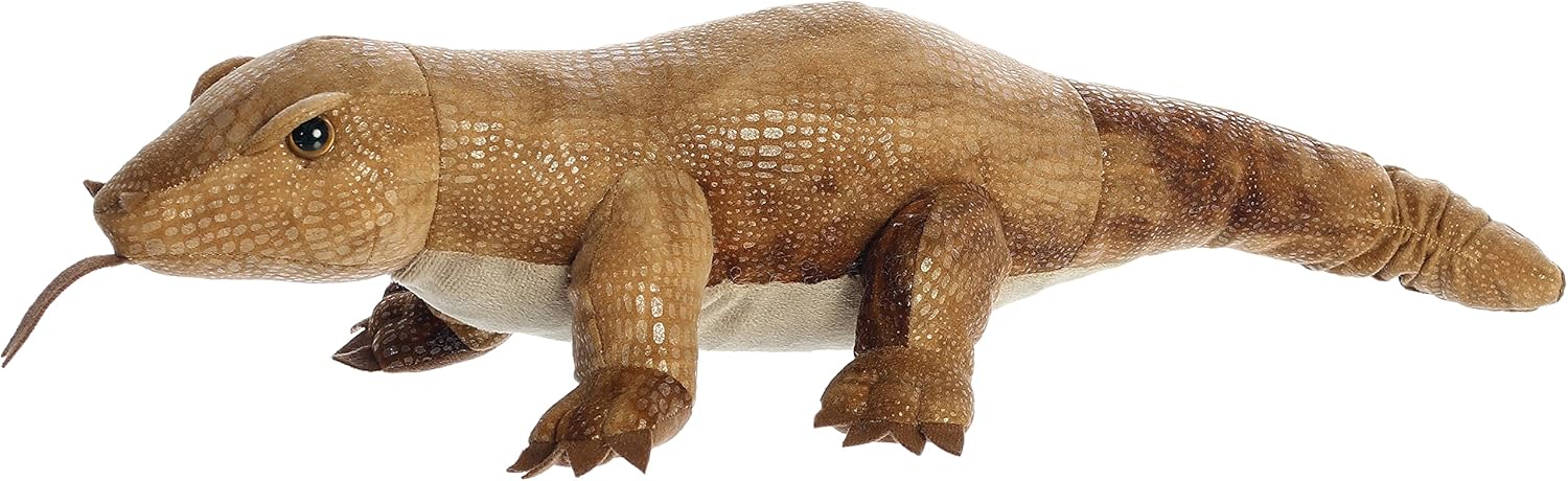 Aurora® Adorable Flopsie™ Komodo Dragon Stuffed Animal - Used to Create Imaginative Play Adventures - Perfect for Birthdays, Kids and Adults, All Ages - Brown 18.5 Inches