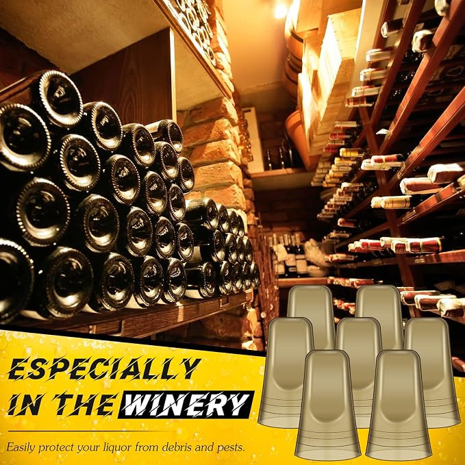 100 tapones de silicona para botellas licor miniatura 4