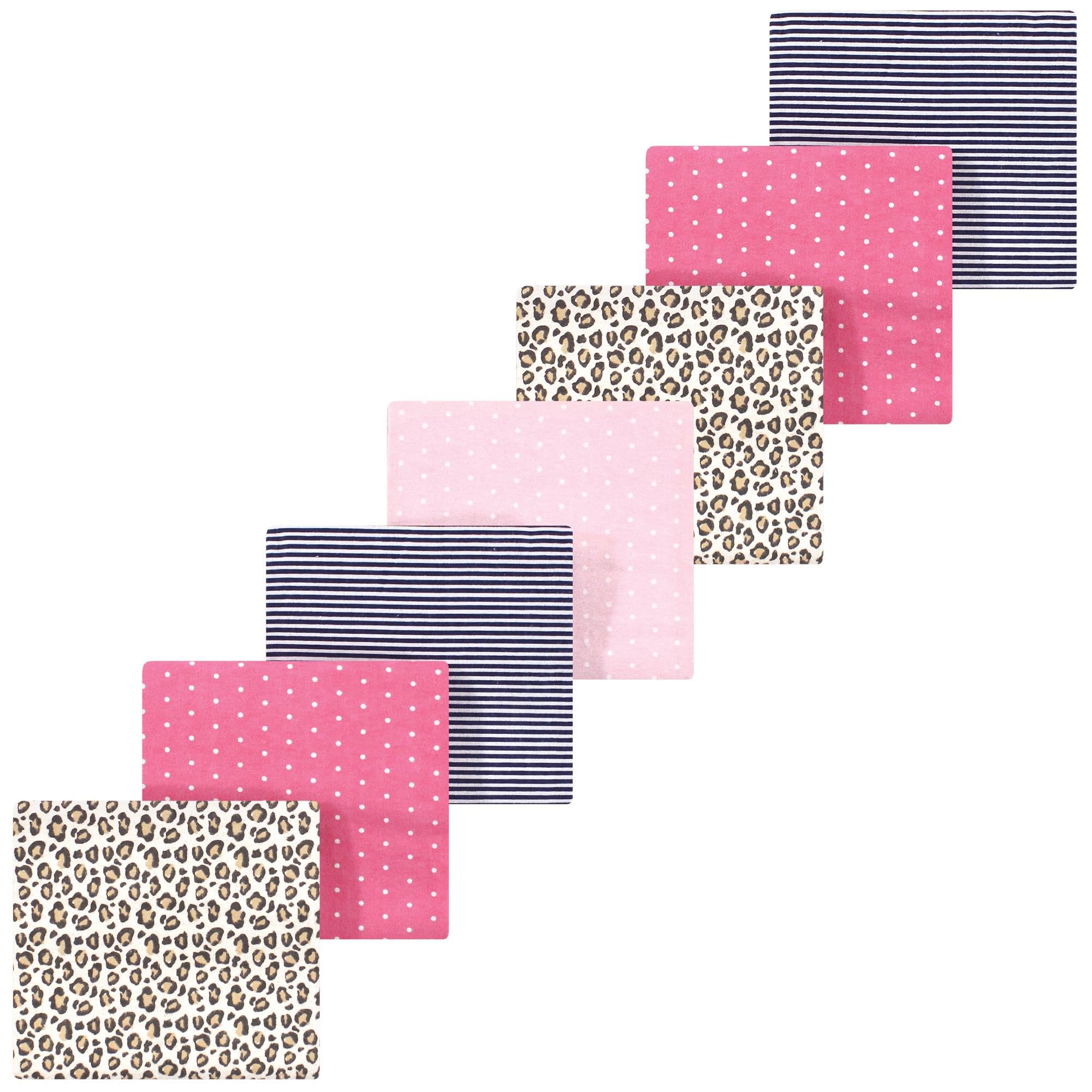 Luvable Friends Little Treasure Flannel Receiving Blankets 7pk
