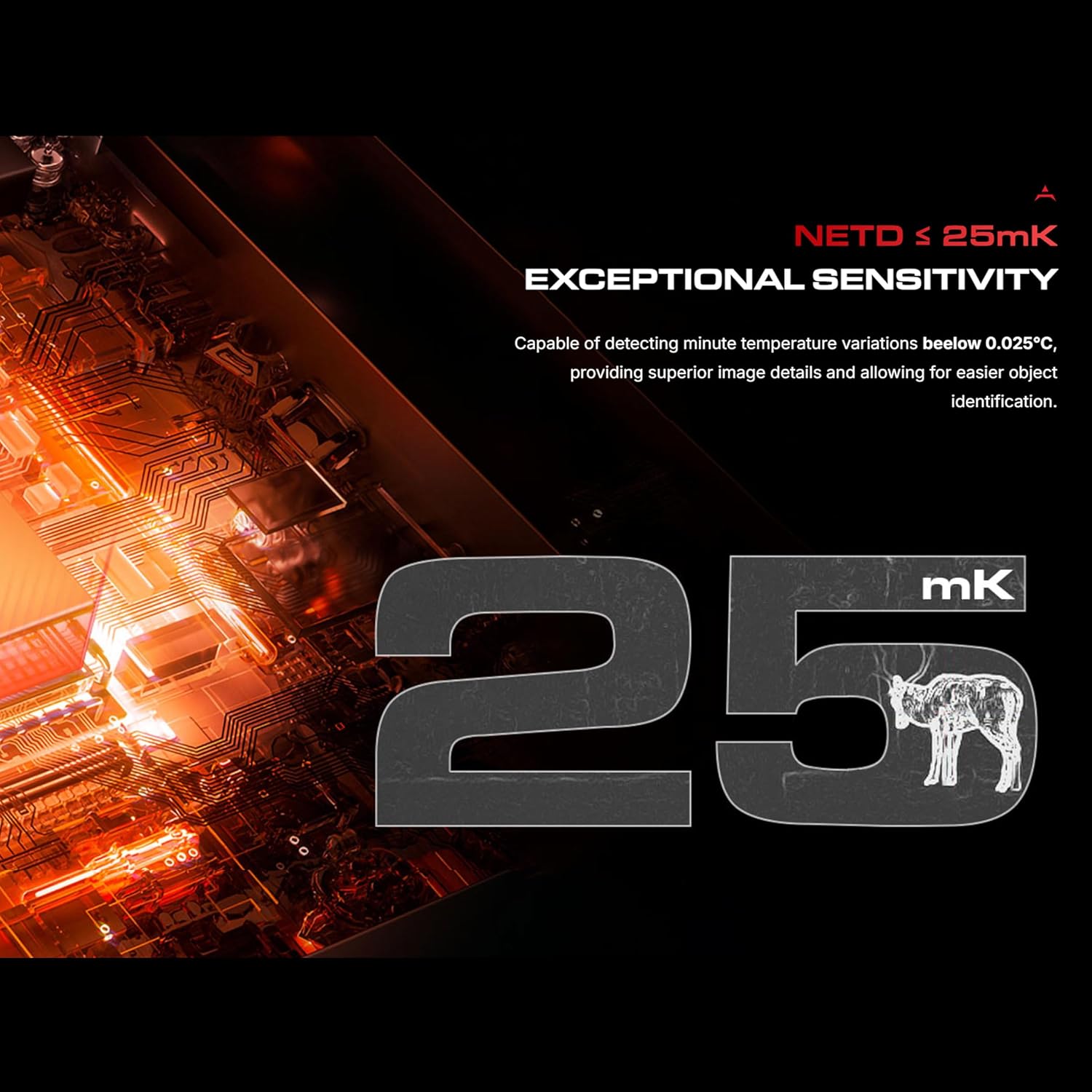 Pard Ocelot 256 Thermal Imaging Scope NETD sensitivity