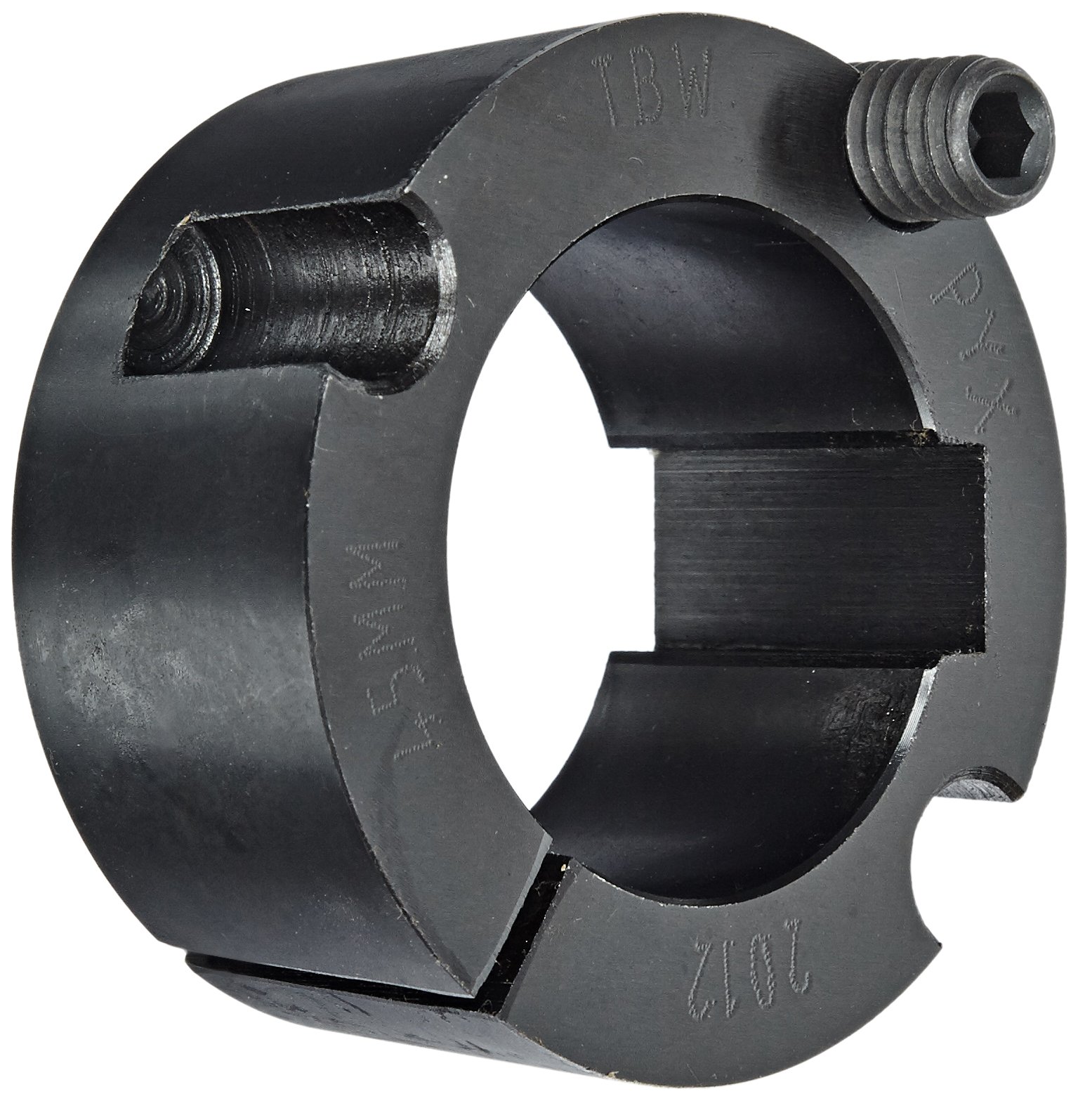 TB Woods 2012 TL201245MM Taper Lock Bushing, Cast Iron, 45 mm Bore, 1200 lbs/in Torque, Standard Design, Standard Keyway