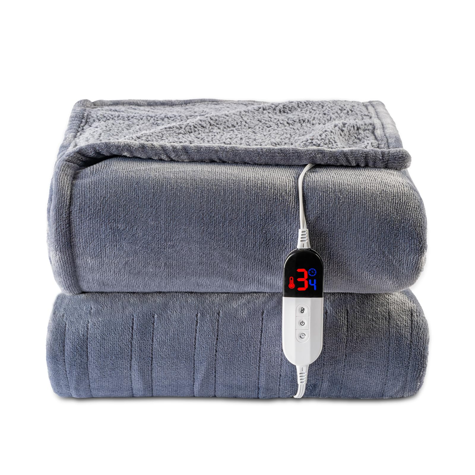 ceamorfco Electric Blanket King Brown