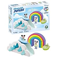 PLAYMOBIL Junior & Disney 71696 Topolino, Minnie e la casa tra le nuvole