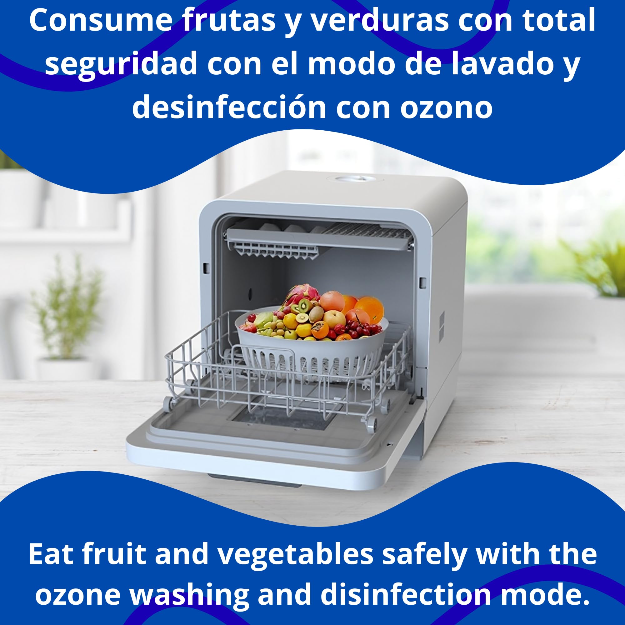 Lavastoviglie HAVA 2024 - Libera Installazione, 8 Programmi, Serbatoio 5L, Per Casa, Camper, Studio - Foto 6