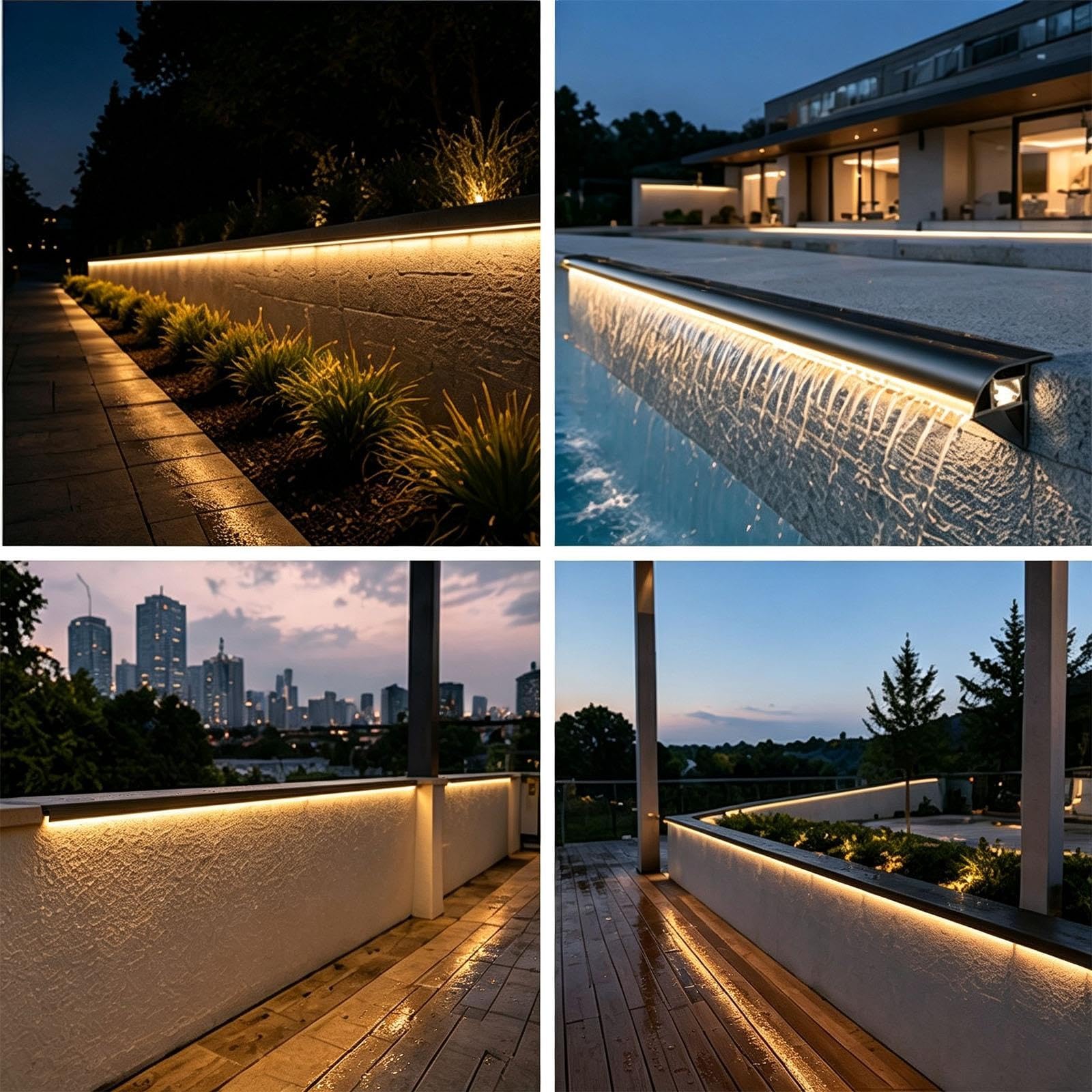 vierteaguas muro exterior Líneas De Goteo De Aleros Con Pico De Águila De 33,0 MM De Ancho De Protuberancia, Deflector De Techo Impermeable Para Patio(Black,L 3.5 m W 33.0 mm)