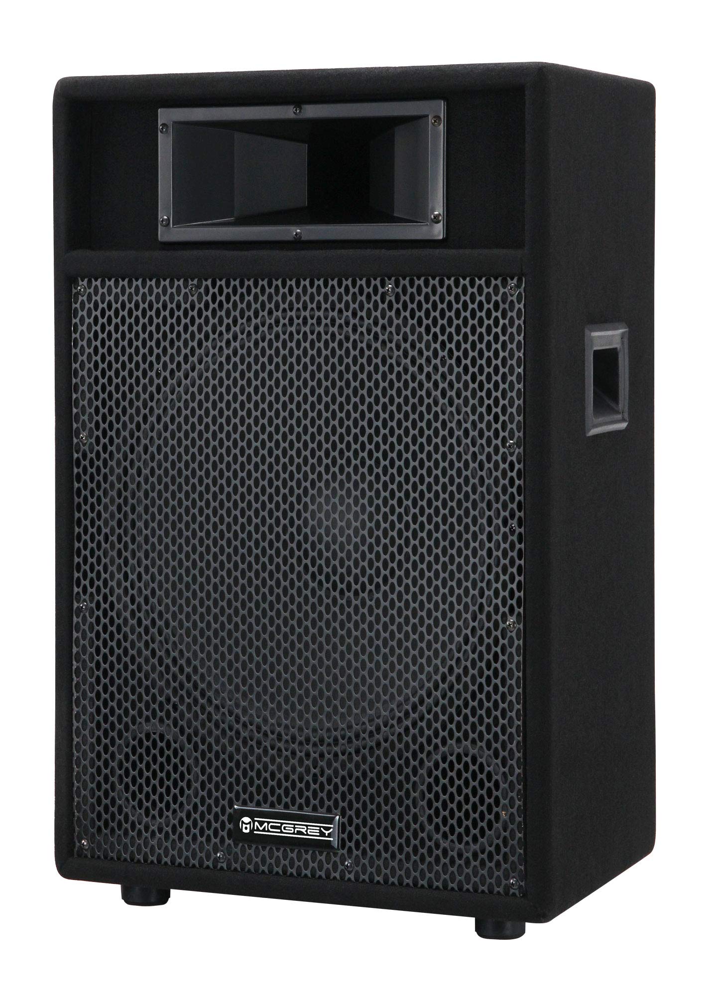 McGrey Powerstage-4400 PA-Anlage 4400 Watt, PA-115 Lautsprecher | Passiver 2-Wege Lautsprecher mit Piezo-Hochtöner, 15" (38 cm) Speaker, 2" (5 cm) Hochtontreiber, Trapezförmiges Gehäuse, 2 kg