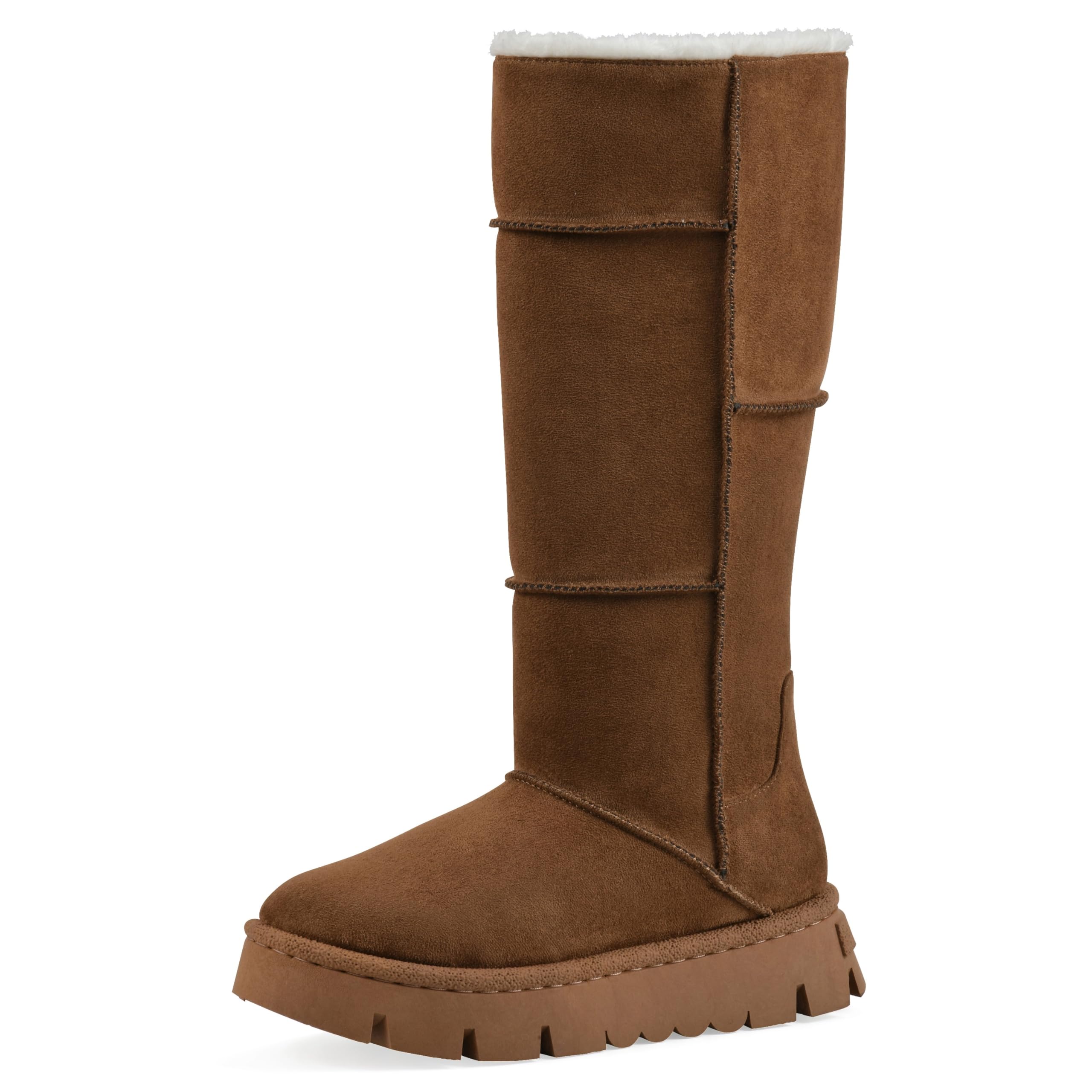 White Mountain Womens Tru Lined Platform Tall Shaft Boot