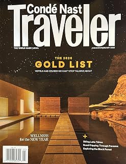 Condé Nast Traveler USA Magazine January February 2026 - Premium Travel Guides & Inspiration