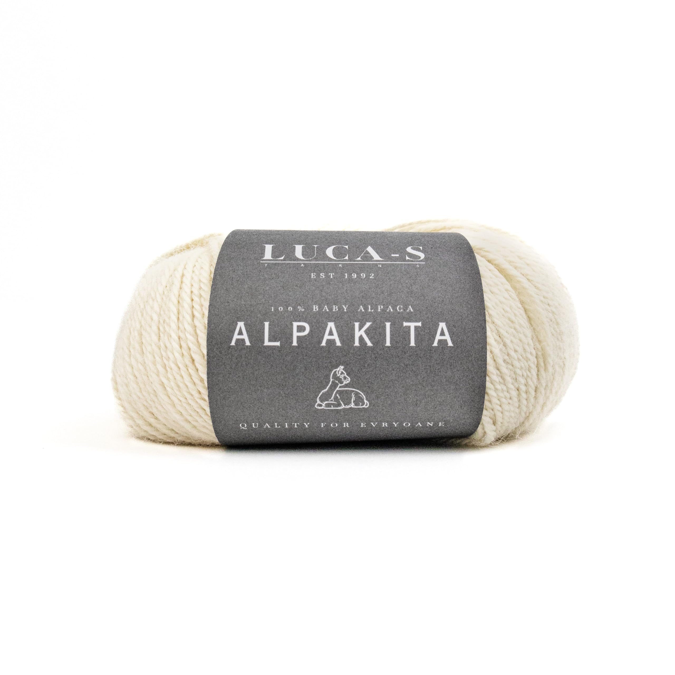 Alpaka-Garn, superweiches Alpaka-Garn, 100% Baby-Alpaka-DK, Strick- und Häkelgarn, 50 g – 125 m, 5 Stück