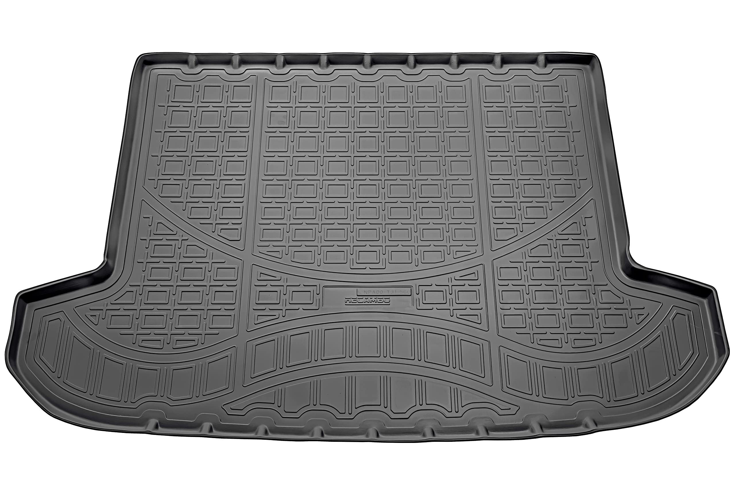 Recambo Alfombrilla de goma para maletero de calidad prémium apta para Hyundai Tucson III, tipo TL, a partir de 2015, ajuste perfecto con borde