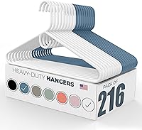 Vista 78 de Neaties - Perchas resistentes para ropa, paquete de 18 – Fabricadas en EE. UU. – Capacidad de 8 libras, perchas de plástico para ropa de adultos