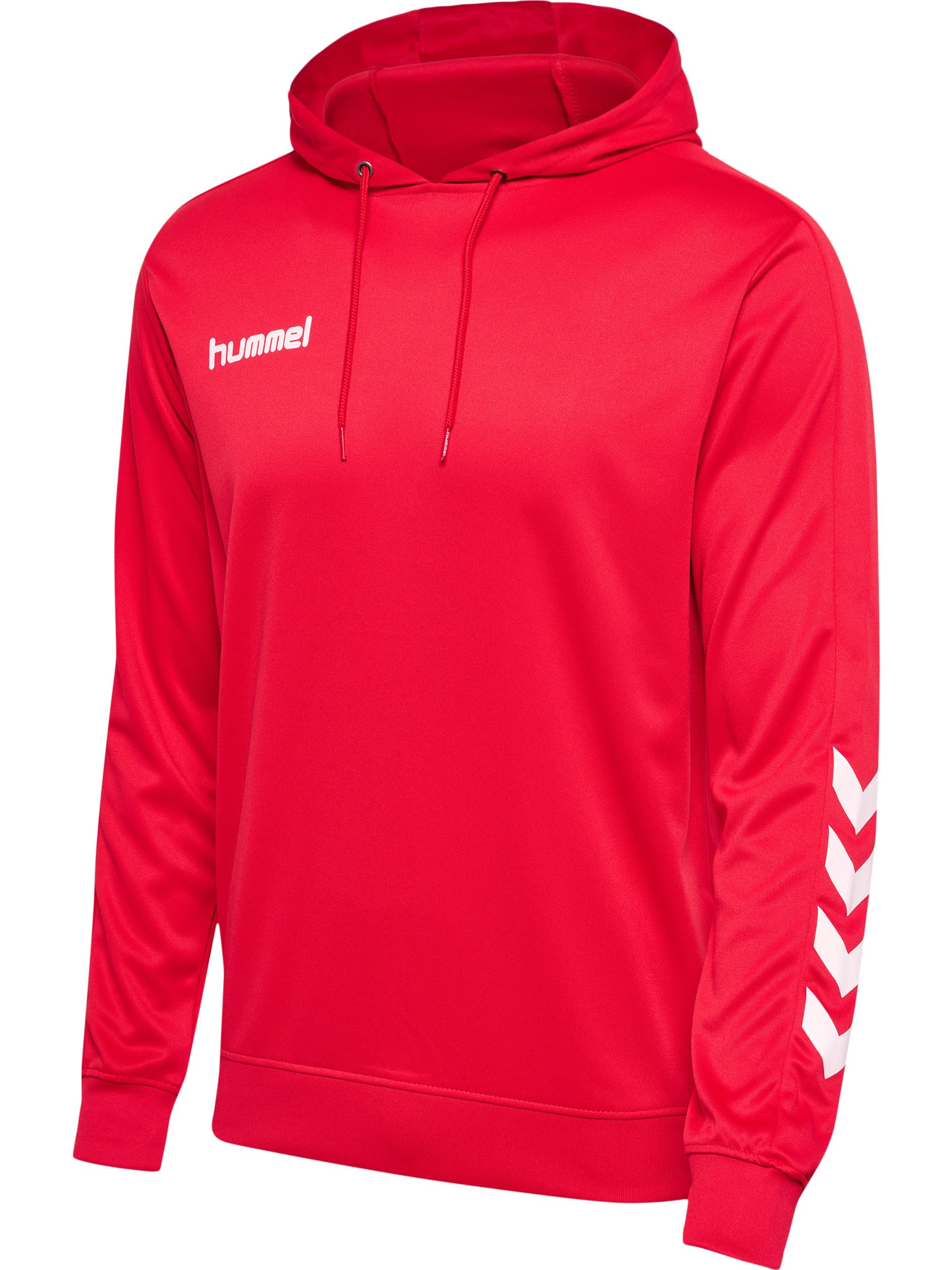 hummel Men's Hmlpromo Poly Hoodie Sweatshirt True Red