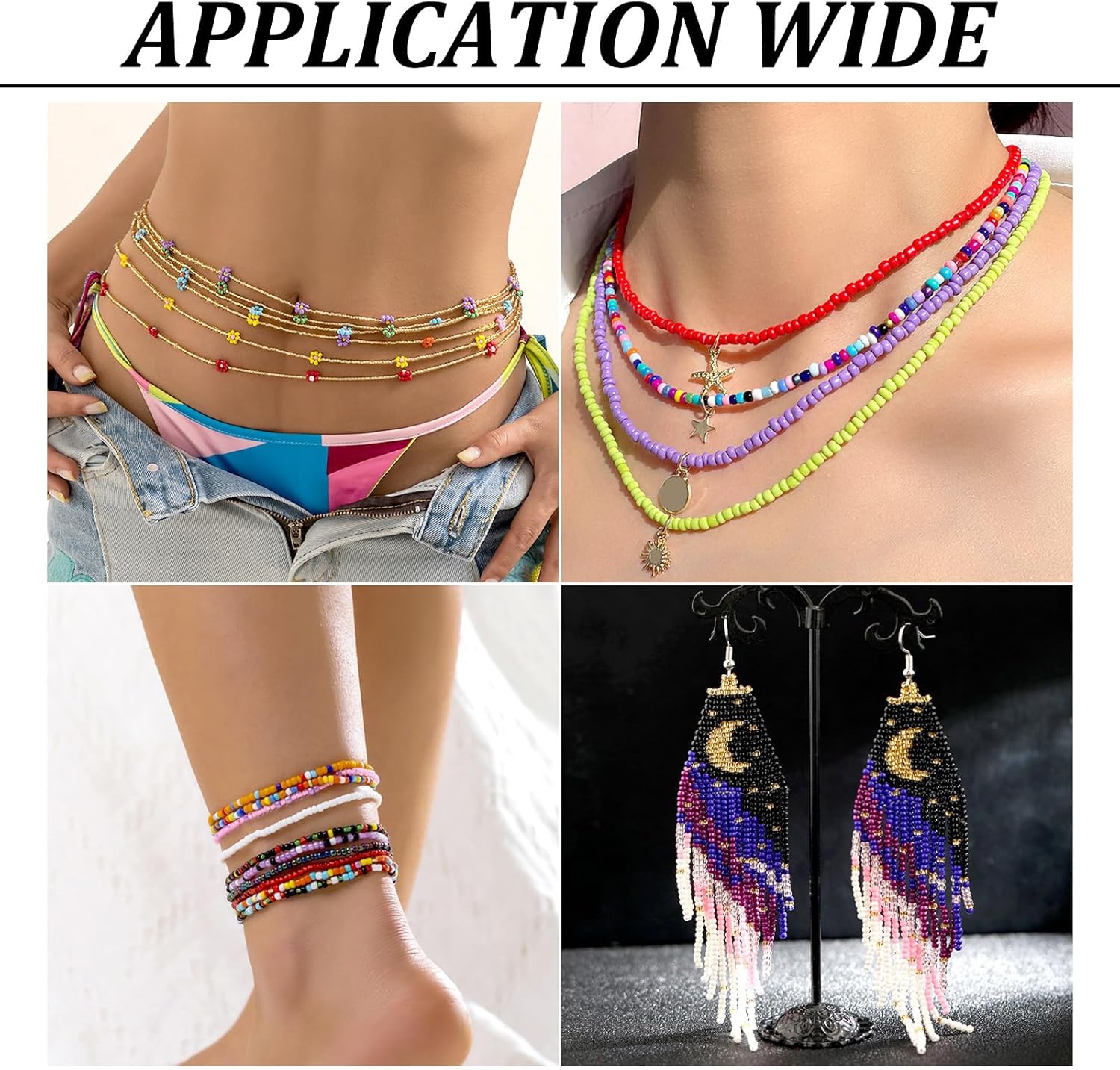 6/0 Purple Glass Seed Beads for Easter - 100g, 4mm Round, Opaque Colored, Bulk for Needle Work, DIY Earring & Jewelry Making - Image 4