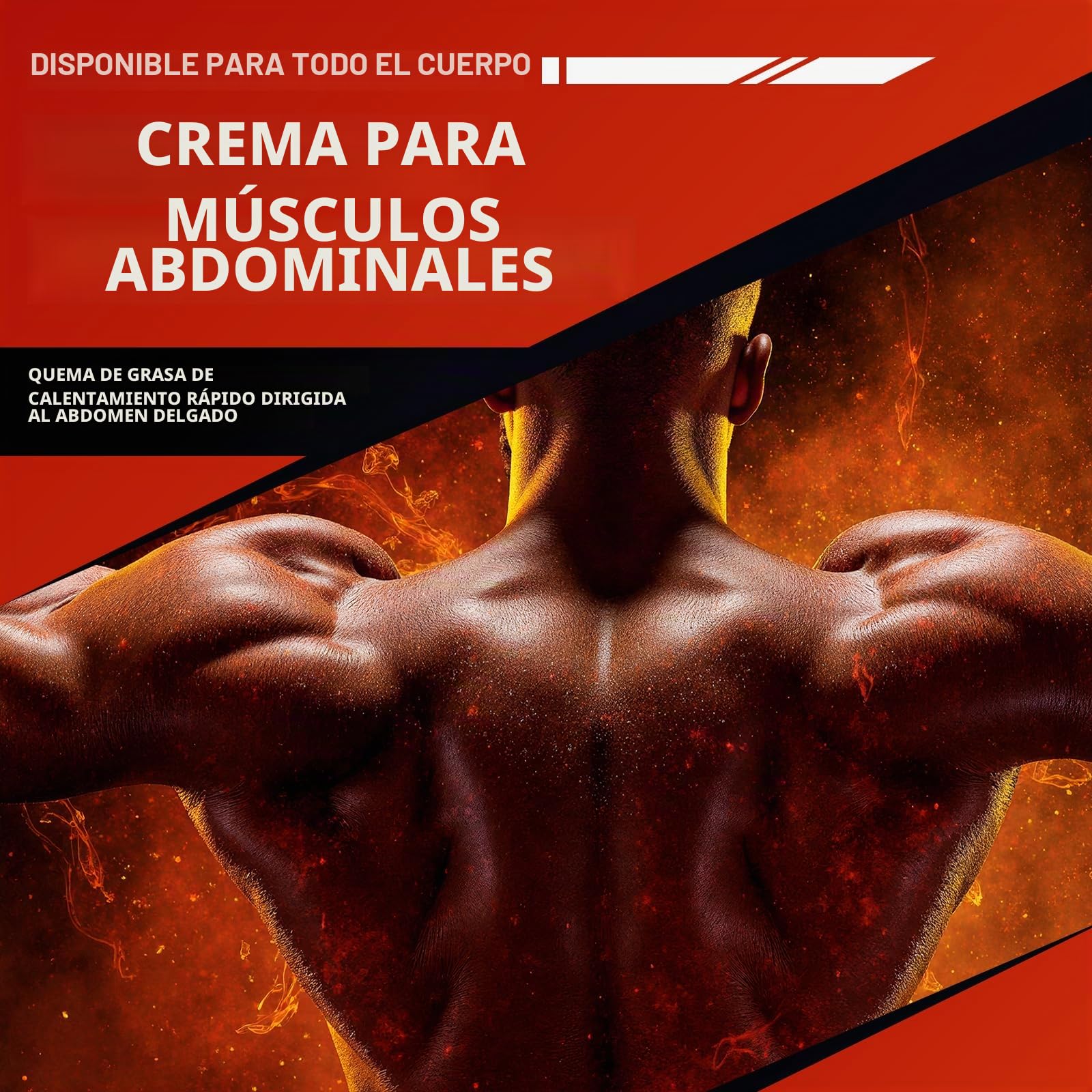 Crema abdominal de 120 g, Crema Quema Grasa Abdominal,Crema de masaje moldeadora corporal para adelgazar la cintura, Abdomen y Gluteos,Hot Cream
