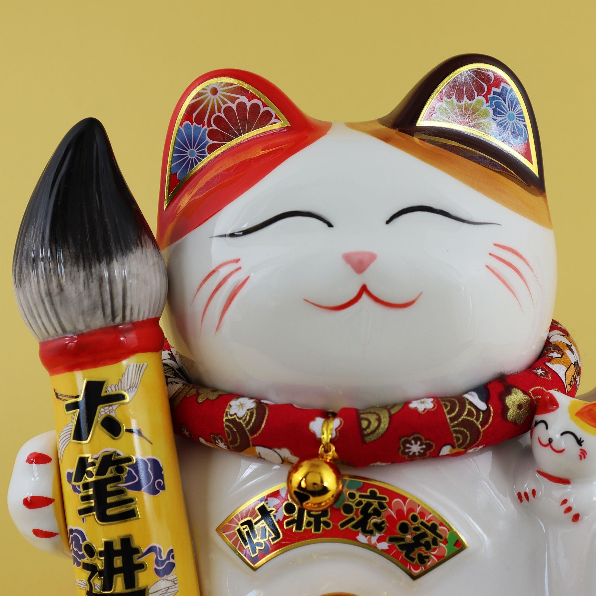Freak Scene Kot na szczęście - Maneki-Neko - macha kot z porcelany 21,5 cm biały - Maneki Neko 03