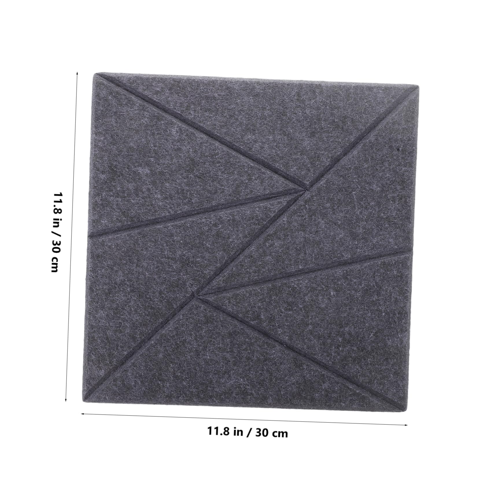 Panel Acústico Adhesivo para Pared, 6 Piezas de Poliéster | Apto para Interior Decor y Gaming Room, Efecto Moderno, Ayuda a Reducir Ruido E Interferencias