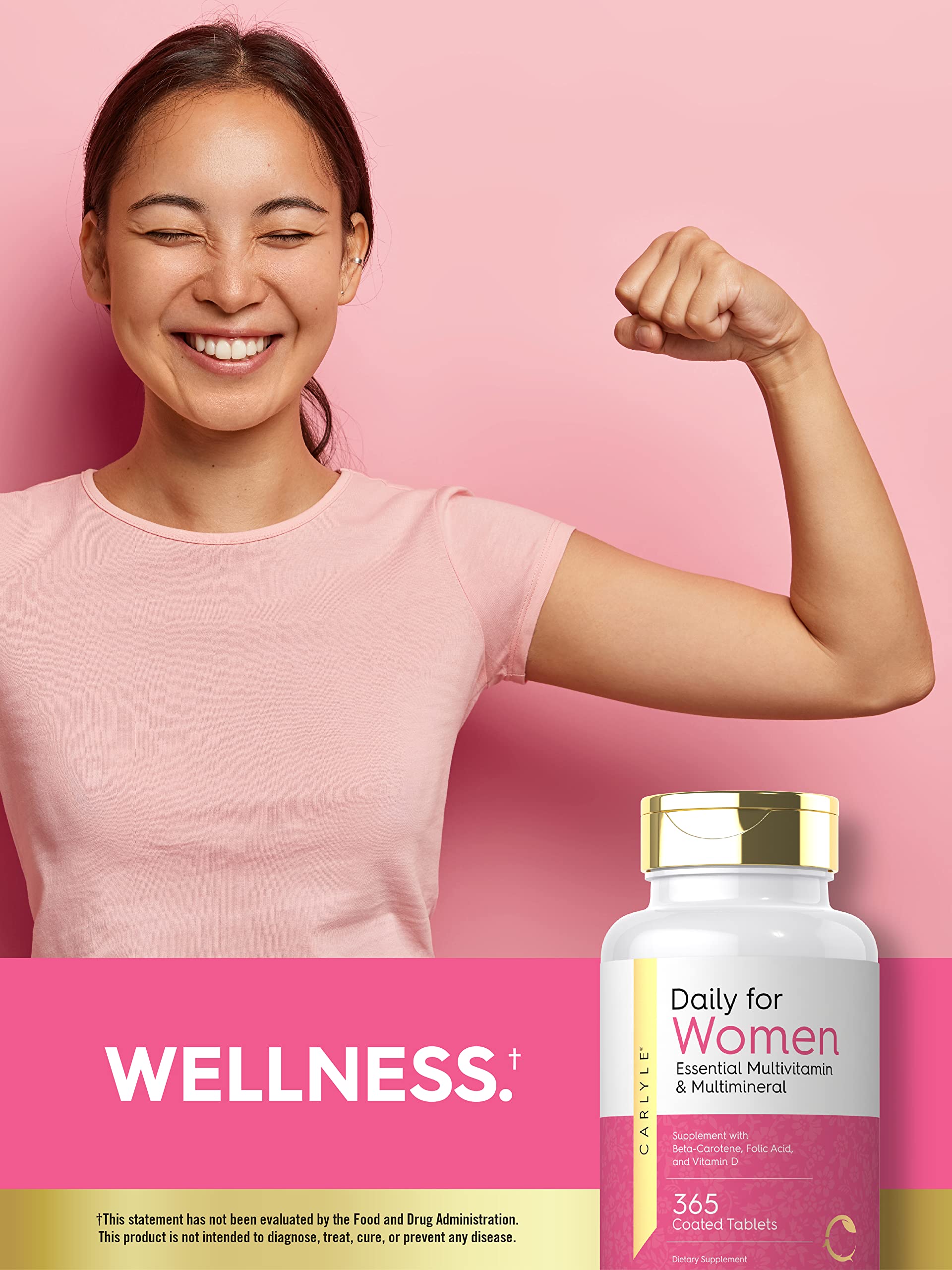 Carlyle Multivitamin and Multimineral for Women | 365 Tablets — Amazon image 6