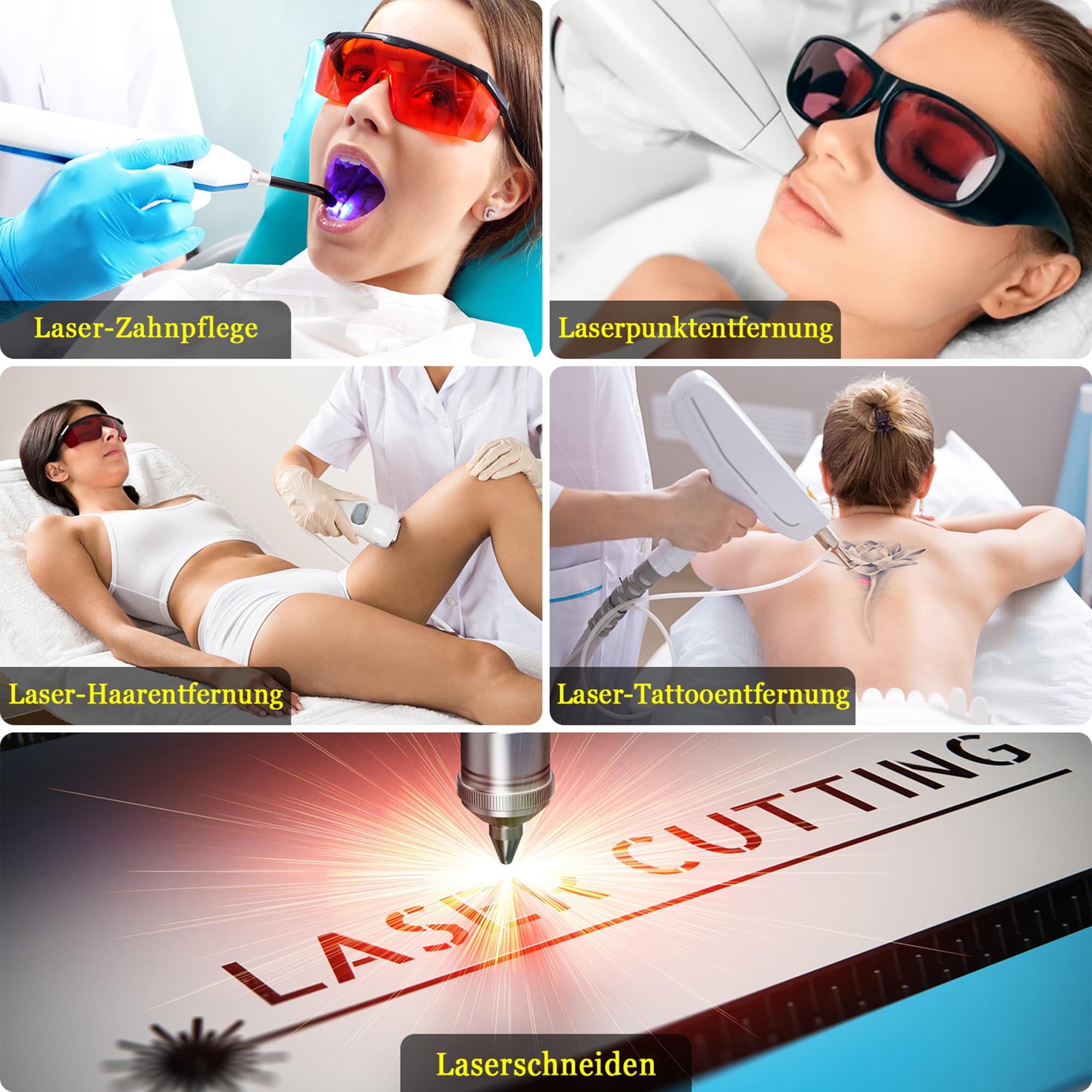 JILERWEAR Laserowe okulary ochronne 532 nm OD 6+ profesjonalne 180 nm - 532 nm, długość fali, fioletowe/niebieskie/zielone, okulary ochronne do 405 nm, 445 nm, 450 nm, 473 nm 532 nm Laser Fit