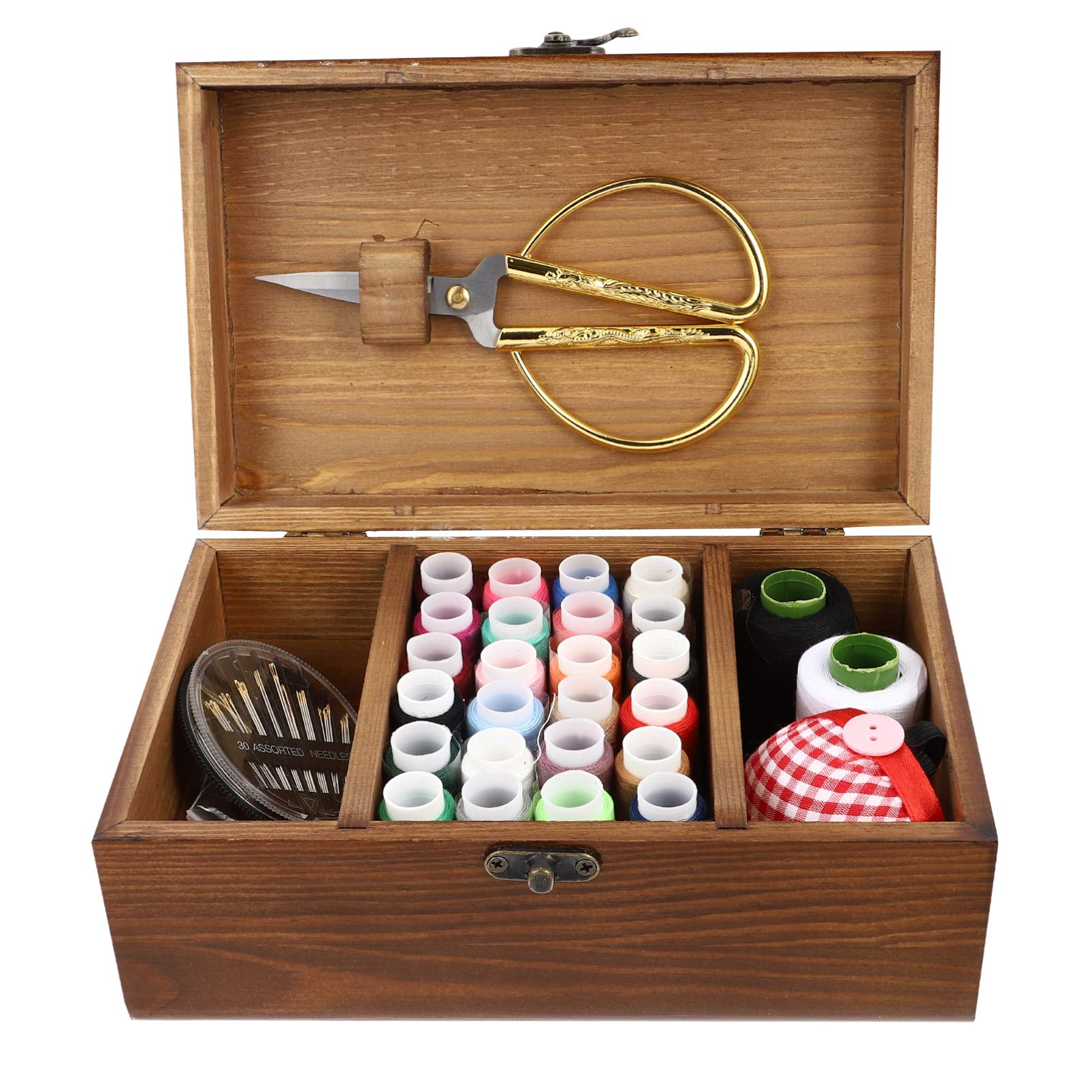 Cabilock 1 Juego Juego De Costura En Caja Costura De Cojines Kits De Suministros De Accesorios De Costura Kit De Emergencia De Costura Kit De Viaje Kit De Primeros Auxilios Universal Viajar