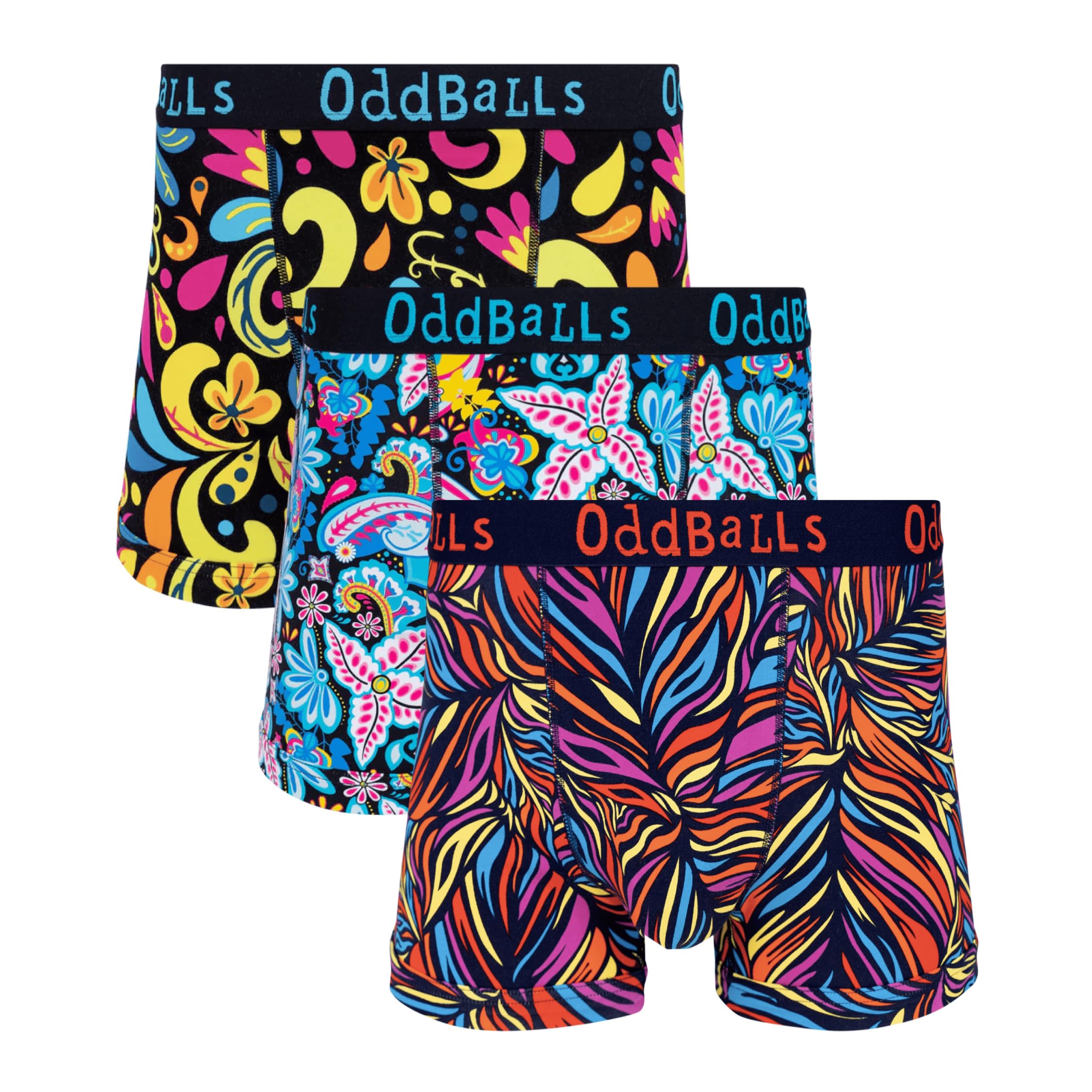 Mens Boxers Multipack – 3 Classic Fit Cotton Boxer Shorts, Underwear with Elastic Waistband – Breathable, Soft Mens Boxer Briefs