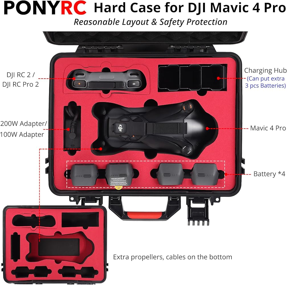 DJI Mavic Pro ＋付属品・ソフトケース　動作品 Amazon.com: PONYRC Professional Mavic 4 Pro Hard Case