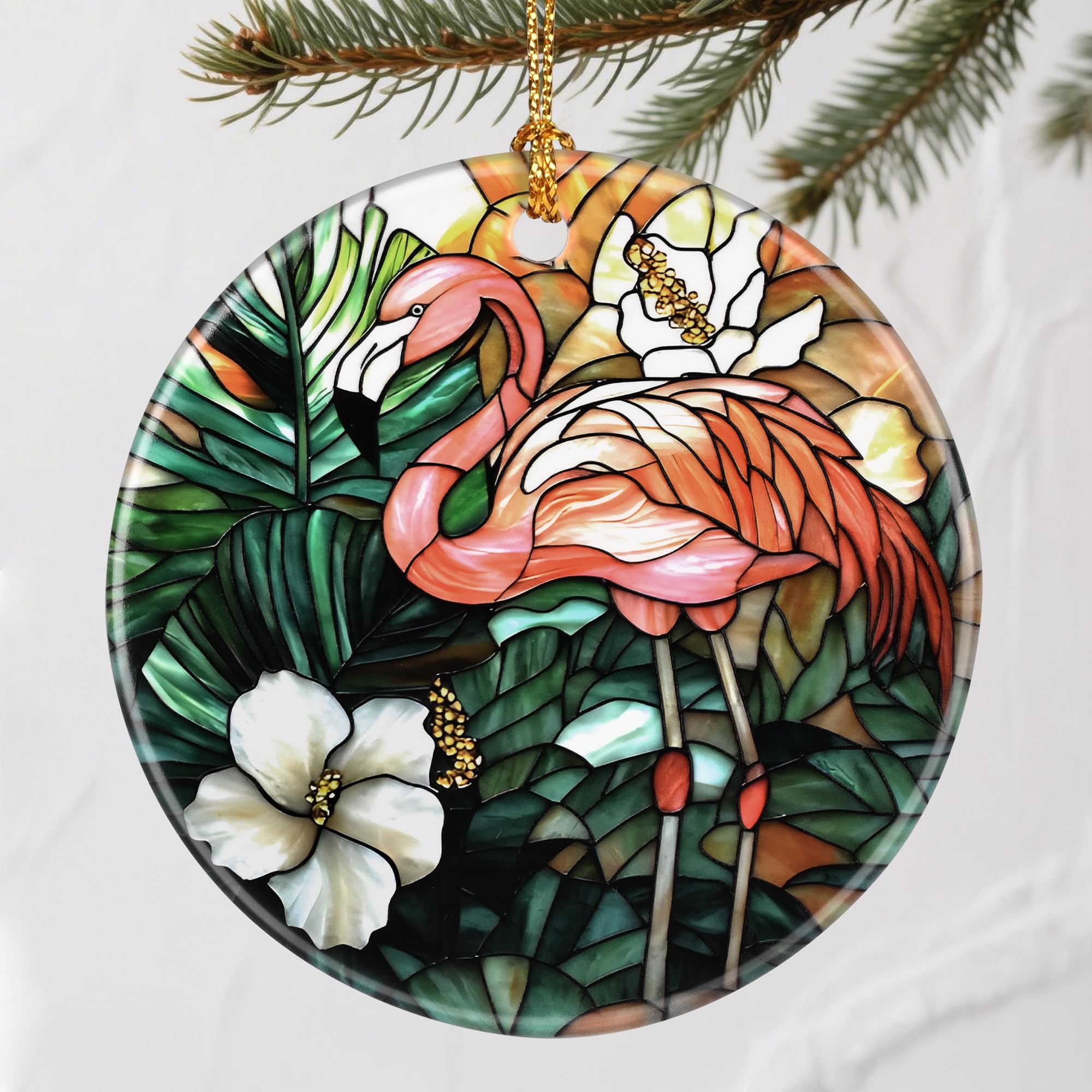 Décorations de Noël flamant rose pour embellir votre salon durant les fêtes