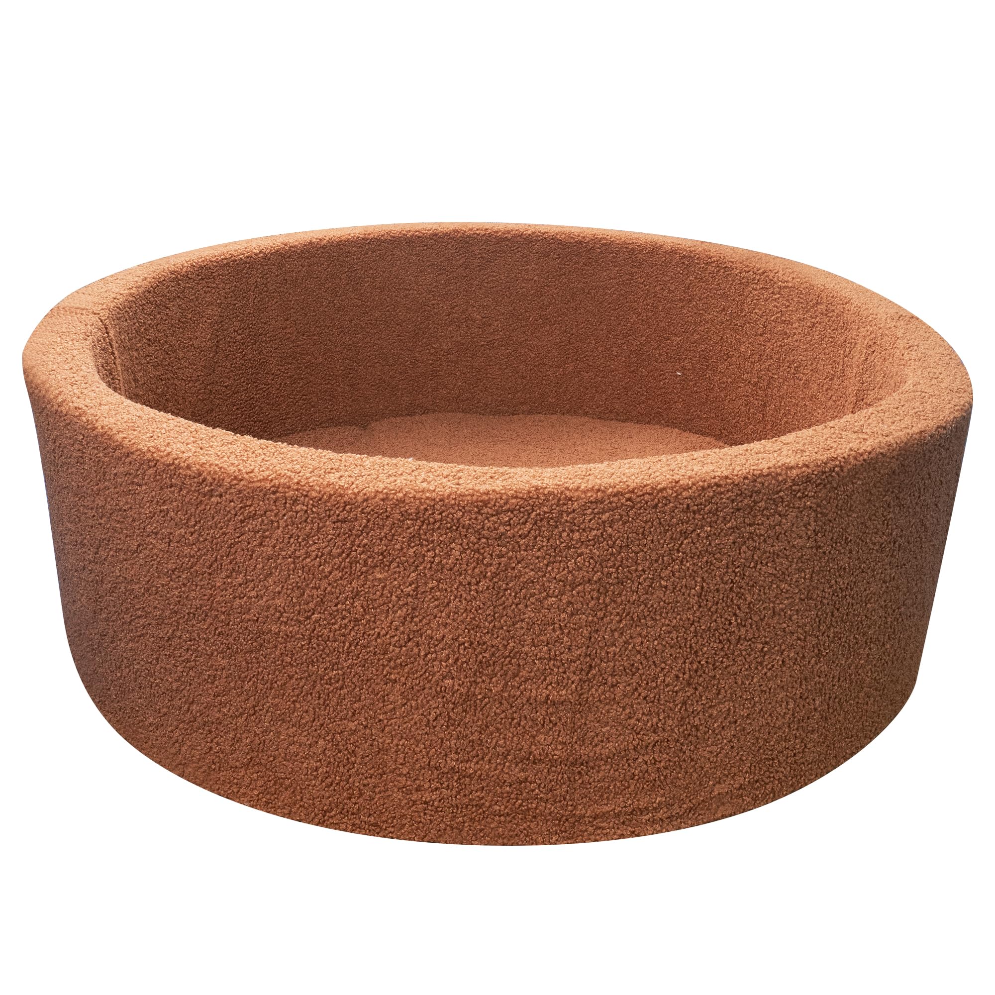 Kids Foam Ball Pits for Toddlers Babies Dogs Cats, Soft Infant Baby Ball Pit Pool for Girls and Boys Gifts, (Balls NOT Included) Imitation Teddy Colours