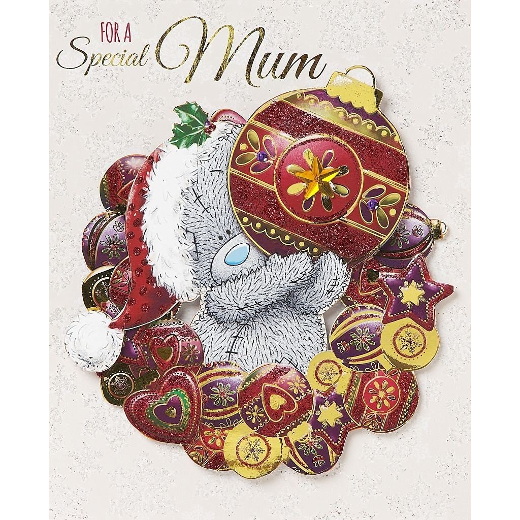 Me to You For A Special Mum Bauble Christmas Card For Mums - Tatty Teddy X01DZ067