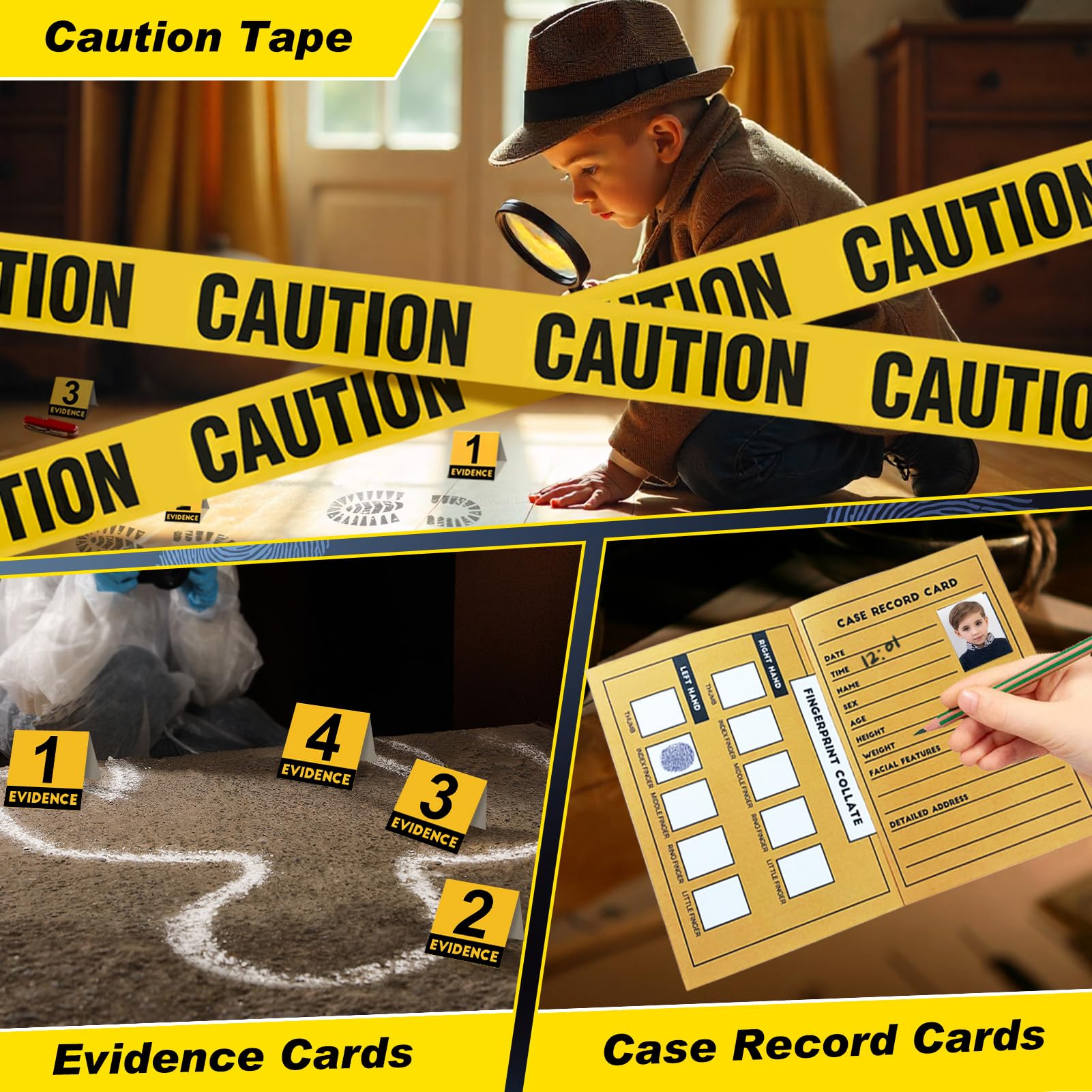 UNGLINGA Kids Spy Kit Detective Set Over 20 Activities - Image 4