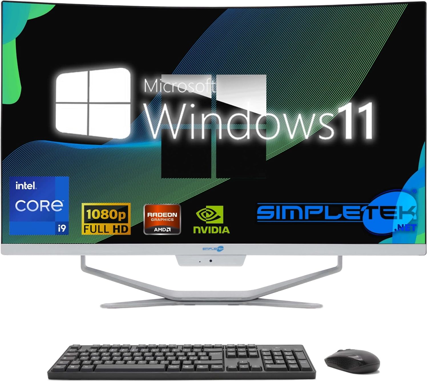SIMPLETEK AllinOnePC 27" Curved Windows 11 Core i9 Prozessor 12