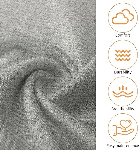 Miniatura 25 de GOTMINSI Juego de 2 taburetes de bar de 24 pulgadas para isla de cocina, taburetes de bar tapizados de altura de mostrador con decoración copetuda,