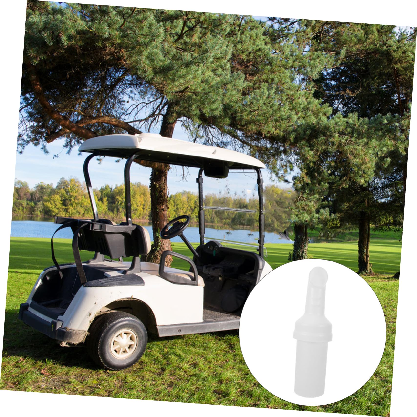 Alipis Universelle Golfsandflasche für Golfwagen, Hängend, Groß, Kunststoff