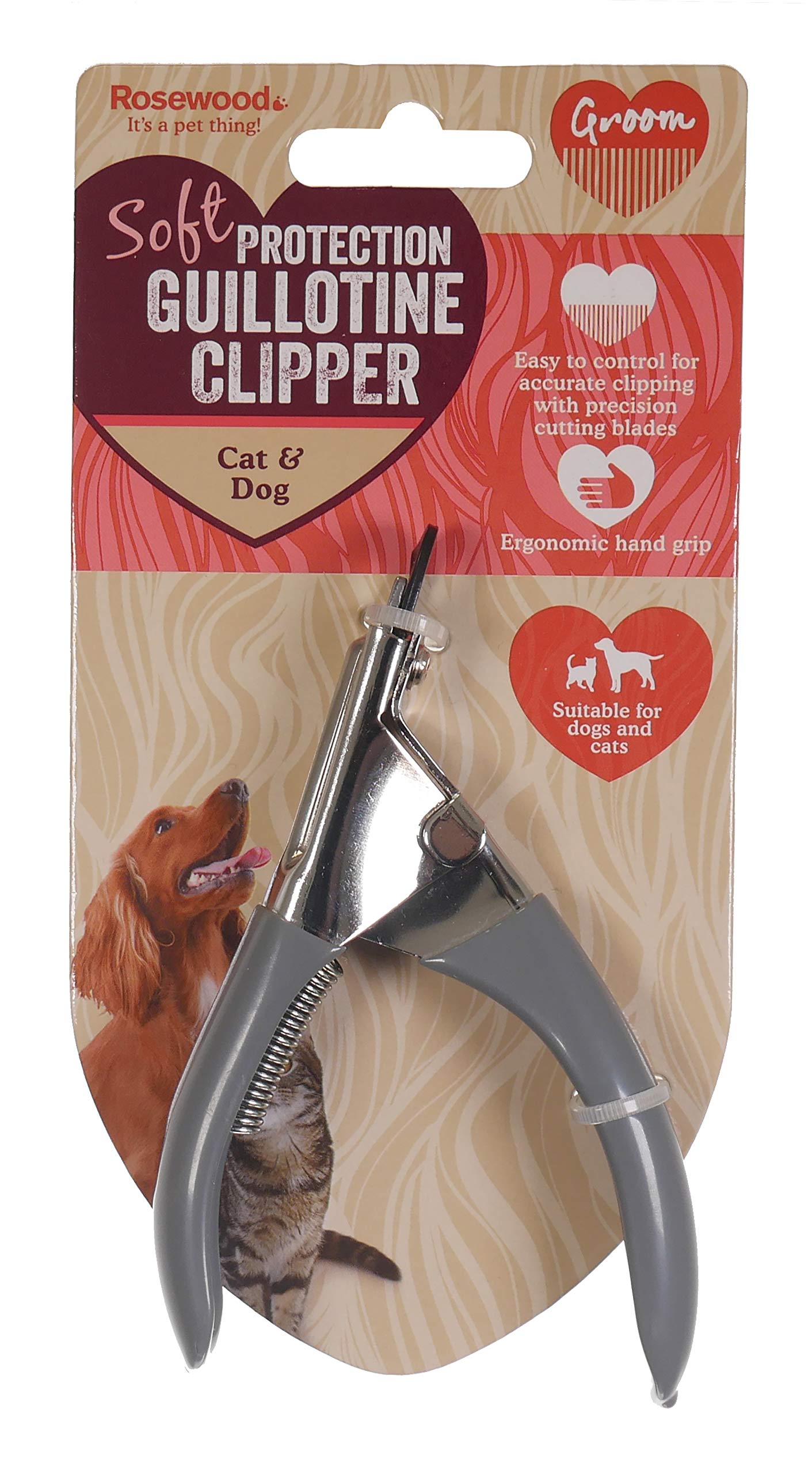 Rosewood Soft Protection Guillotine Clipper for Cats & Dogs