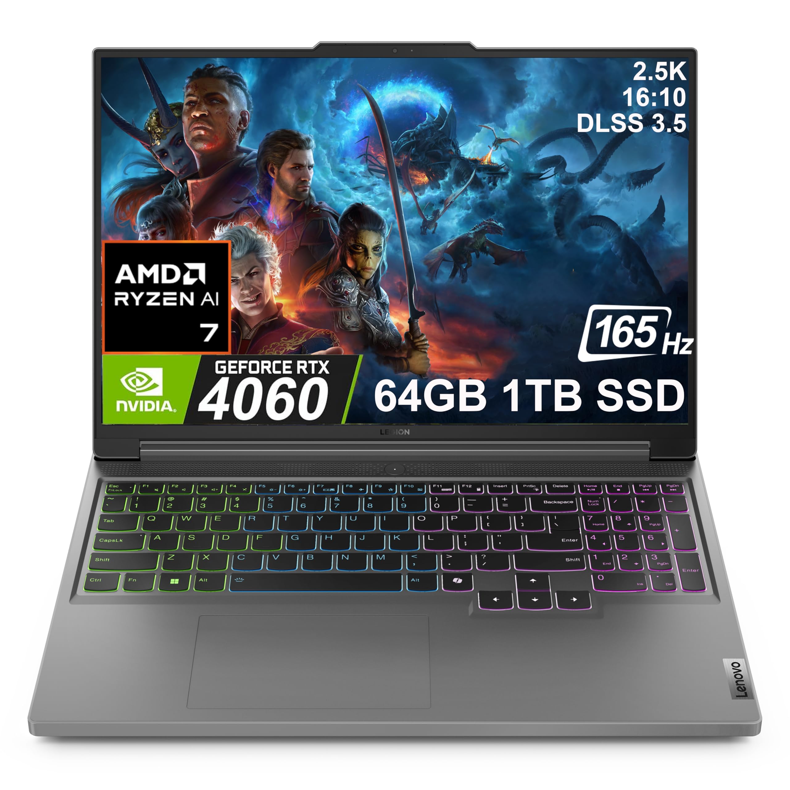 Amazon.com: 2024 Lenovo Legion 5 Slim Gaming Laptop (16