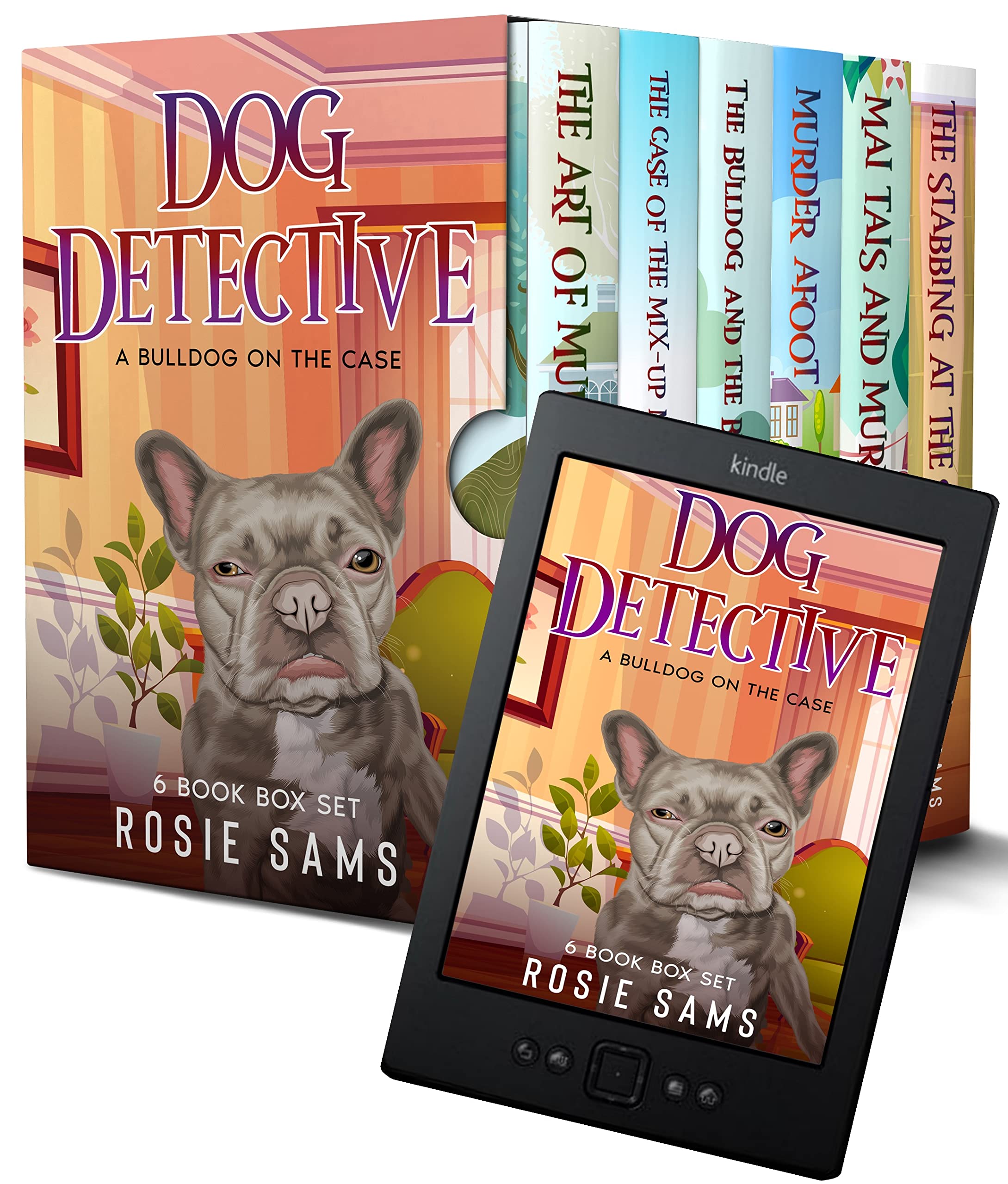 Dog Detective: A Bulldog on the Case 6 Book Box Set: Books 1 to 6 (Dog Detective Sweet Cozy Mystery Collections 3)