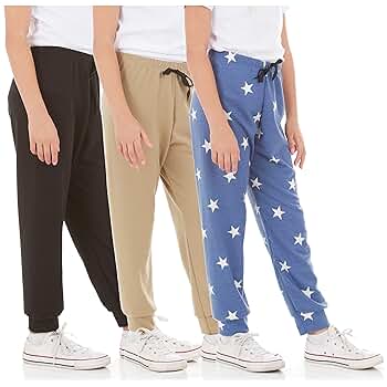 Amazon.com: Pure Essence Girls' Sweatpants - 3 Pack French