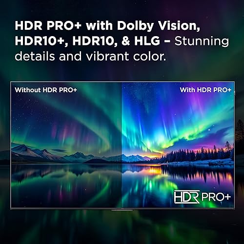 Miniatura 11 de TCL Serie T7 de 55 pulgadas (modelo 55T7, modelo 2025) 4K QLED con Dolby Vision HDR y Dolby Atmos Smart TV con Google TV, frecuencia de