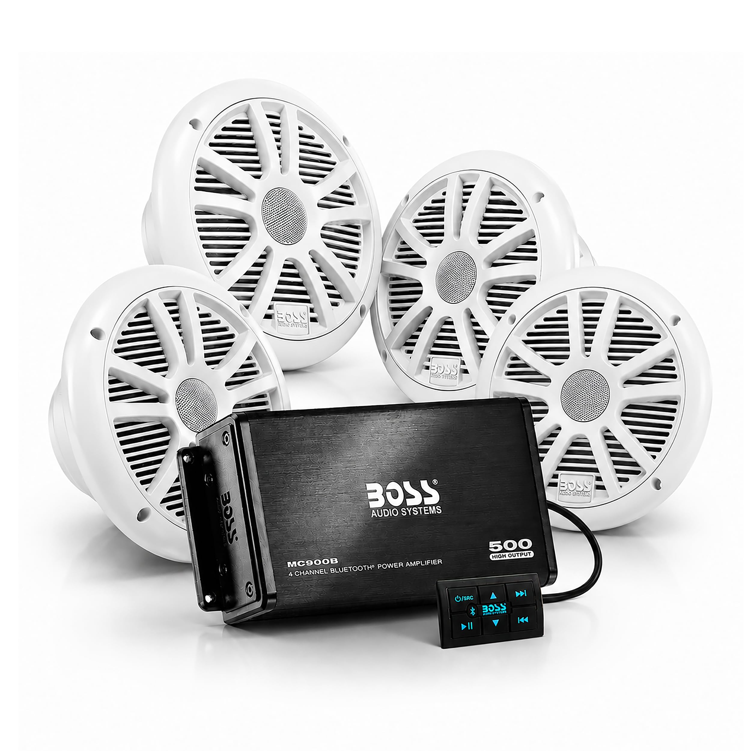 Amazon.com: BOSS Audio Systems ASK904B.64 Marine Boat 6.5 inch