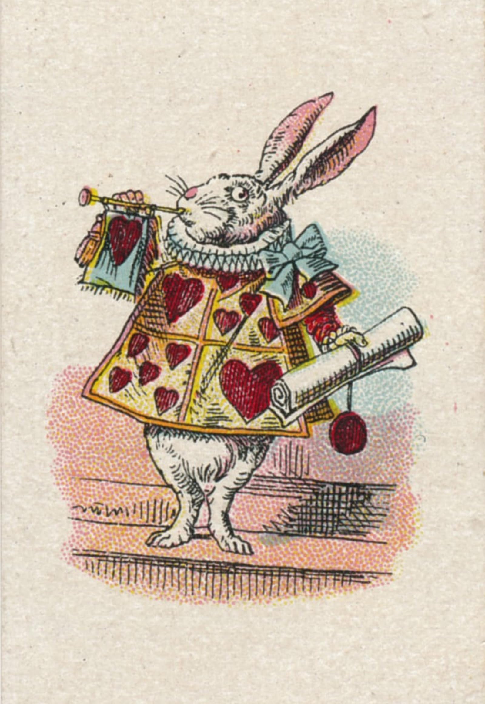 POSTERIIk Famous Modern Artwork Art Mural the Herald by Tenniel Oil Paintings Pictures for Home Decor 60x90cm
