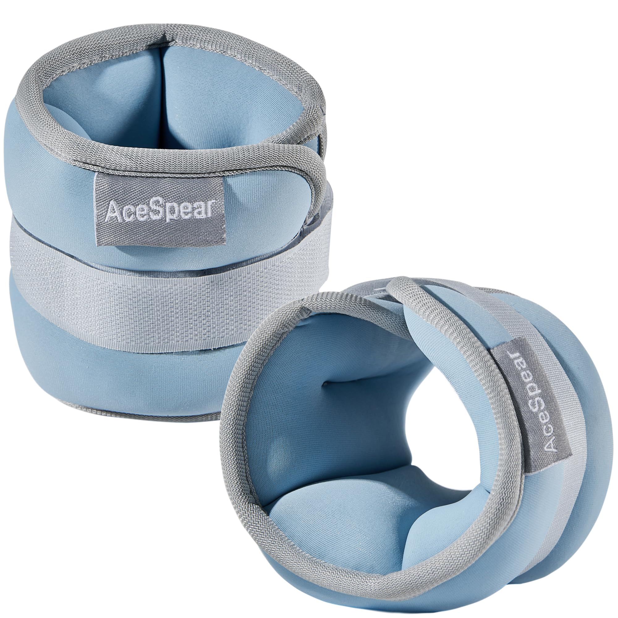 AceSpear Ankle Weights for Men Women Wrist Weights 2 * 1lb 2lbs 3lbs 4lbs 5lbs 6lbs Leg Weights Sandbags Kids Arm Hand Weights for Fitness Walking