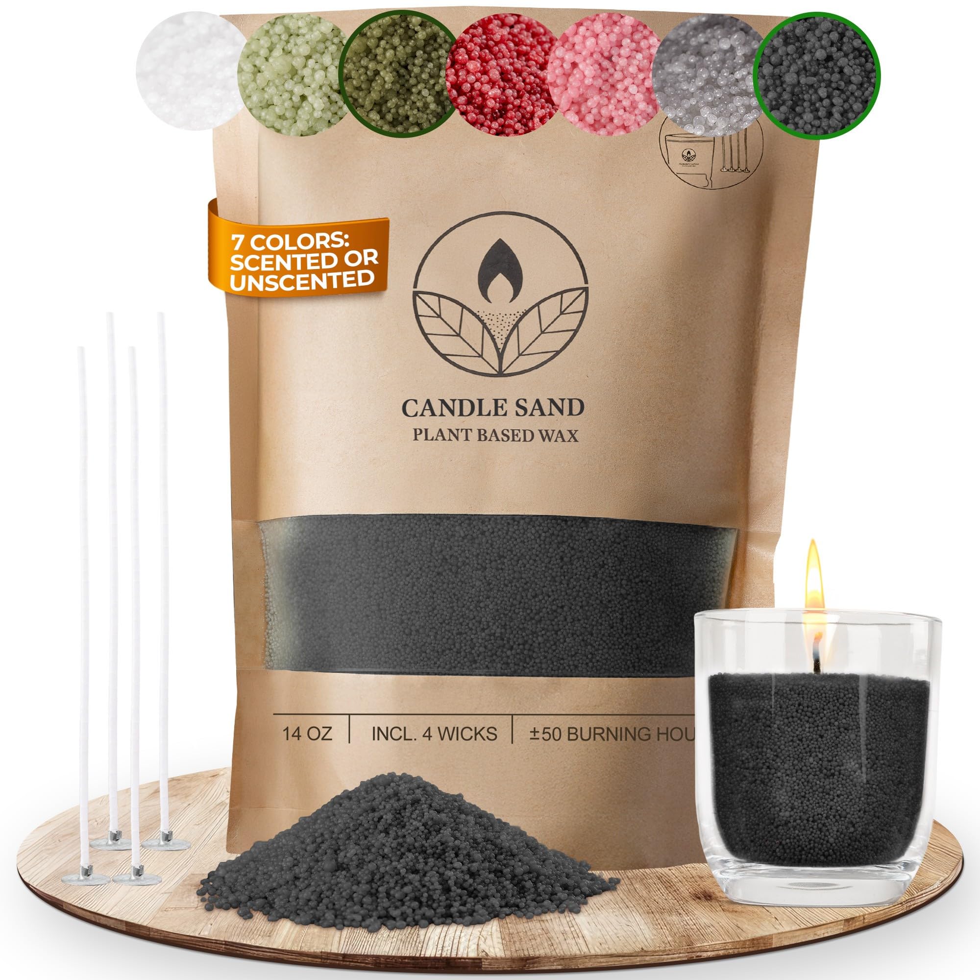 comforder Pearled Scented Candle Sand Wax