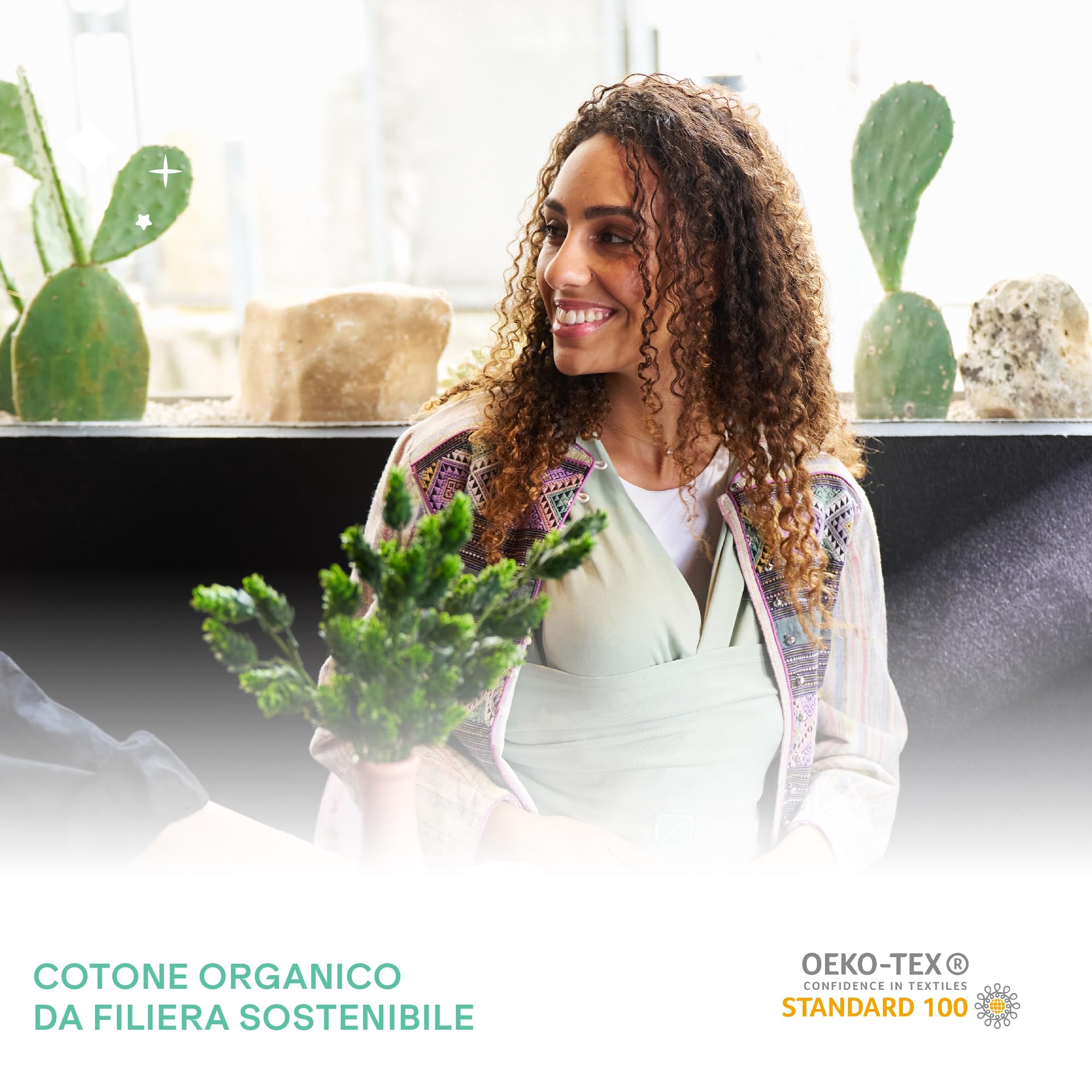 Koala Babycare Fascia neonato porta bebè - Cuddle Band 2.0 Ancora più Resistente – Fascia per neonati in cotone organico testata fino a 15 kg - Facilmente Regolabile e Unisex