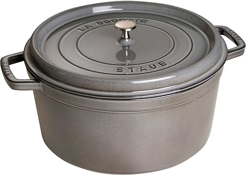 Staub La Cocotte Döküm Tencere, Gri, 8.35 Litre