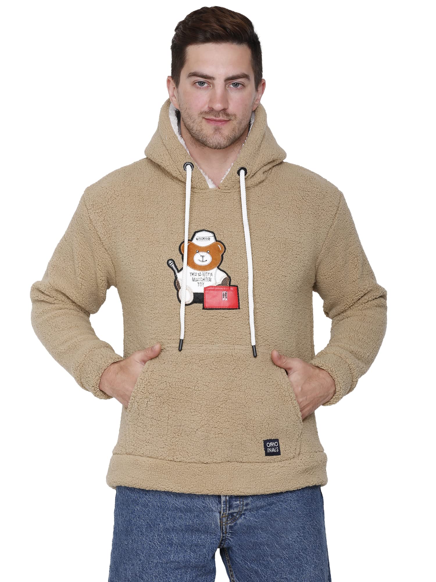 Matelco Men's Wool Hooded Neck Sweatshirt