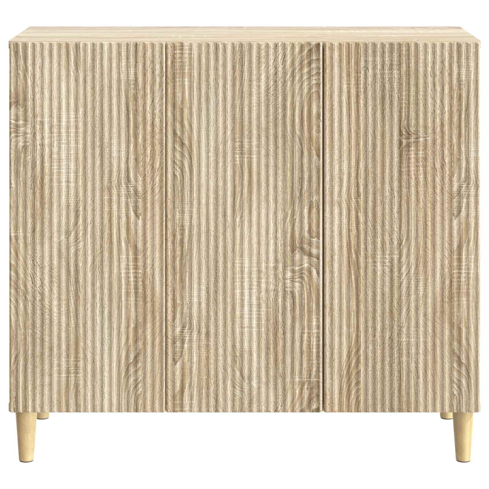 vidaXL Aparador Roble Sonoma 89 x 34,5 x 80 cm Madera de Ingeniería